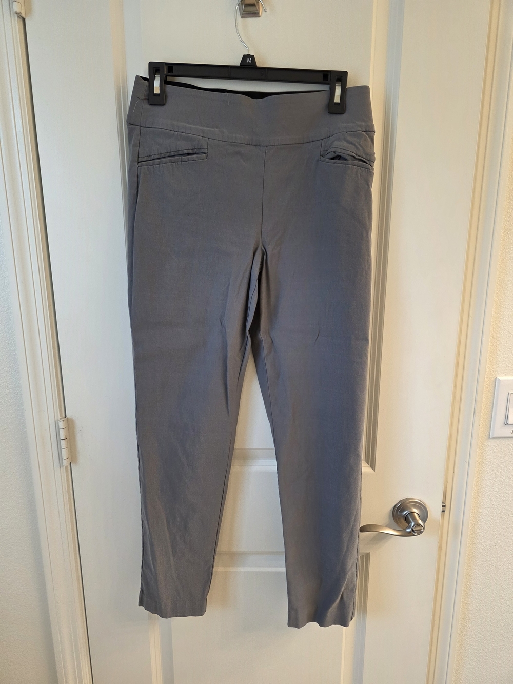 Slim Straight Gray Women’s Pants
